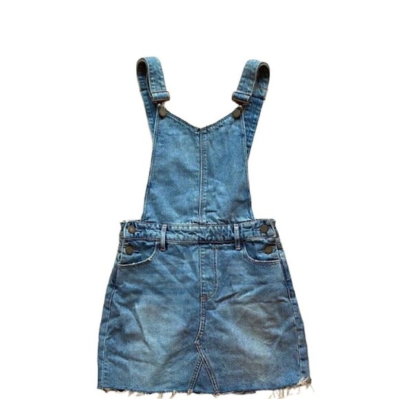 𝅺💙 Paige Denim dress/skirt with adjustable shoulder straps - jeans Size 24​ - Picture 1 of 6